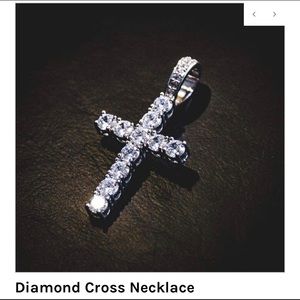 6ice Diamond Cross Necklace